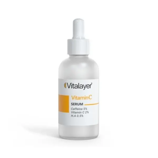 سرم دور چشم کافئین و ویتامین C ویتالیر 30ml - 2