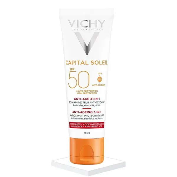 کرم ضد آفتاب ویشی مدل CAPITAL SOLEIL 3 in 1 حجم 50 میلی لیتر - 6