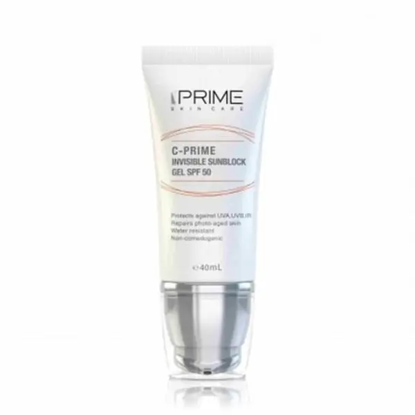 ژل ضد آفتاب حاوی ویتامین C پریم مدل C-Prime با SPF50 حجم 40 میل - 5