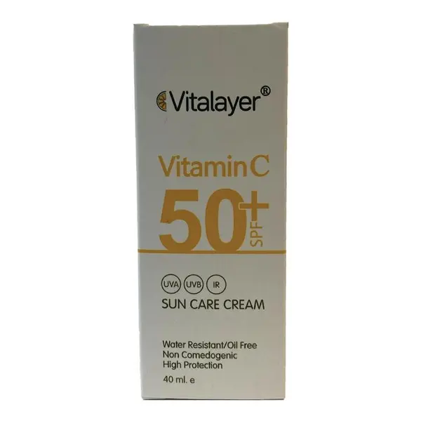 کرم ضدآفتاب بی رنگ حاوی ویتامین C ویتالیر Vitalayer - 6