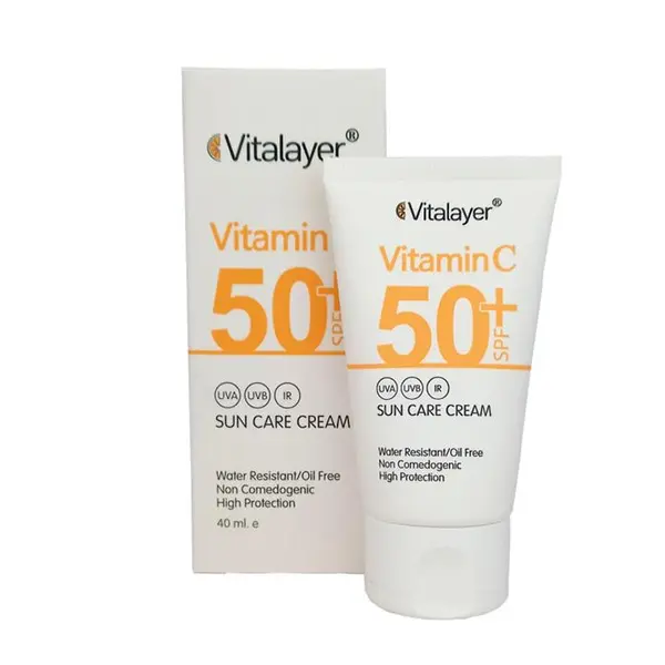 کرم ضدآفتاب بی رنگ حاوی ویتامین C ویتالیر Vitalayer - 2
