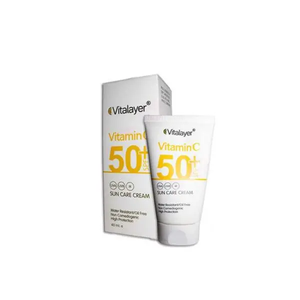 کرم ضدآفتاب بی رنگ حاوی ویتامین C ویتالیر Vitalayer - 5