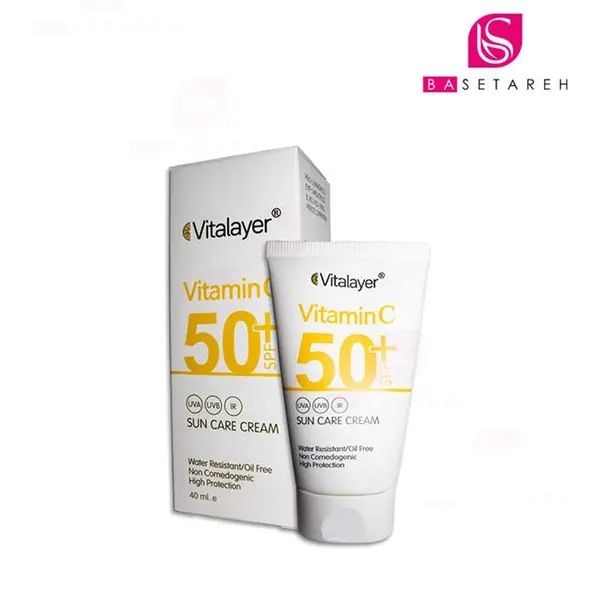 کرم ضدآفتاب بی رنگ حاوی ویتامین C ویتالیر Vitalayer