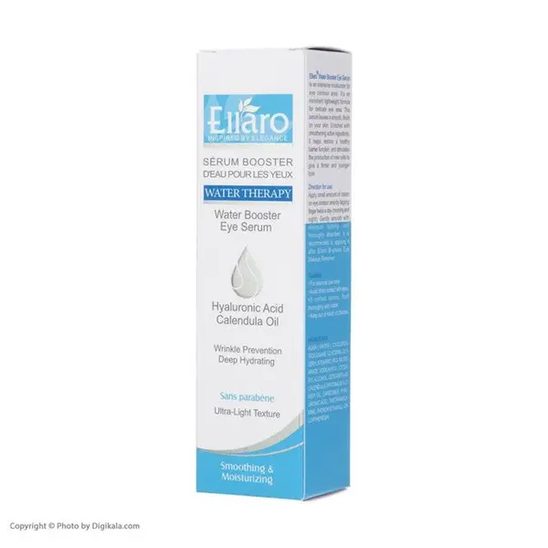 سرم آبرسان دور چشم الارو Ellaro سری Water Therapy حجم 20 میلی‌لیتر - 6