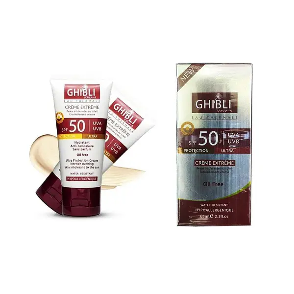 کرم ضد آفتاب جیبلی GHIBLI حاوی کرمپودر SPF50 حجم 65 میل - 4