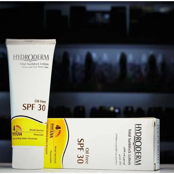لوسیون ضد آفتاب فاقد چربی هیدرودرم مدل Greasy & Acne Prone Skins SPF30 حجم 75 میلی لیتر - بی رنگ - 5
