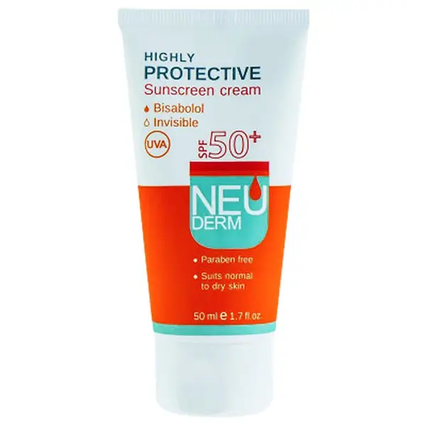 کرم ضد آفتاب فاقد چربی مدل Highly Protective SPF50 حجم 50 میلی لیتر نئودرم - 6