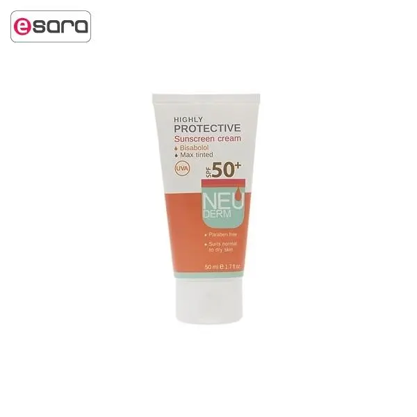 کرم ضد آفتاب نئودرم مدل Highly Protective Max Tinted SPF50 حجم 50 میلی لیتر - 2