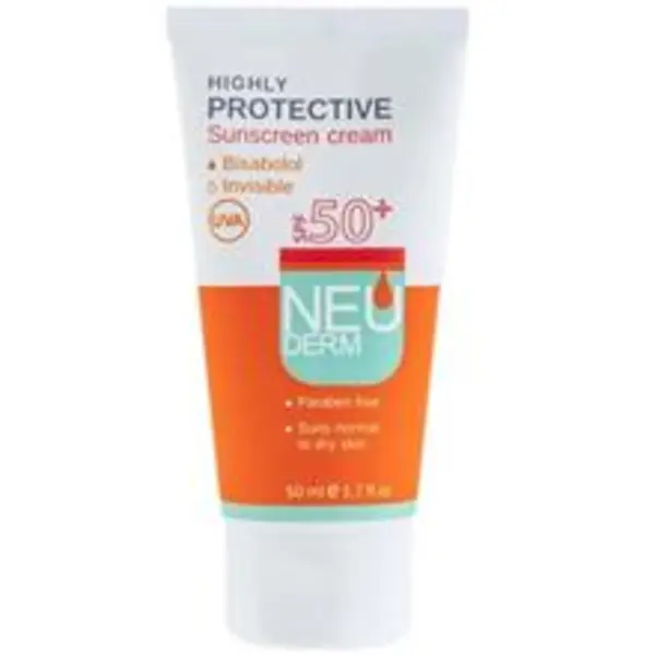کرم ضد آفتاب فاقد چربی مدل Highly Protective SPF50 حجم 50 میلی لیتر نئودرم - 2