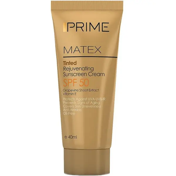کرم ضدآفتاب رنگی پریم مدل Matex Tinted Rejuvinating SPF 50 حجم 40 میلی لیتر - 5
