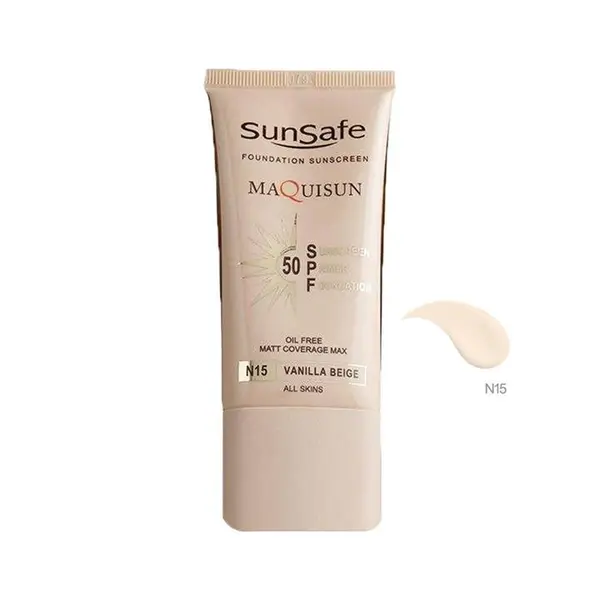 کرم ضد آفتاب رنگی سان سیف مدل N15 مقدار 40 گرم Sun Safe N15 Colorful Sunscreen Cream 40 gr - 5
