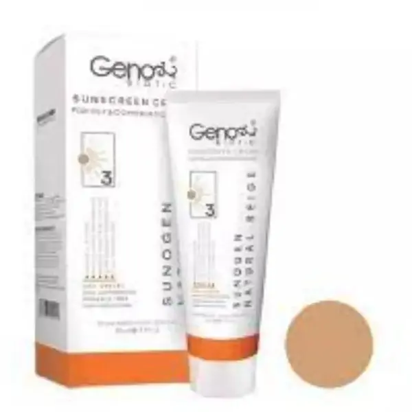 کرم ضد آفتاب ژنوبایوتیک مدل NB03 حجم 50 میلی لیتر - 3