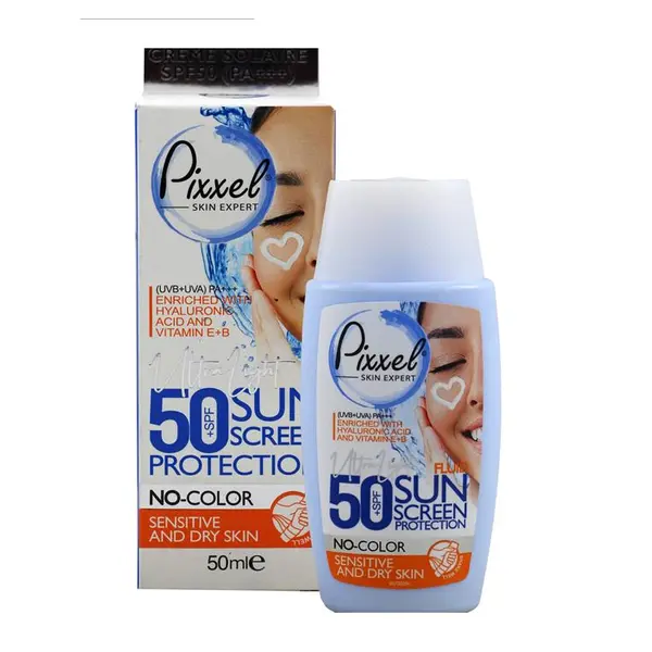 کرم ضد آفتاب پیکسل مدل No Color مناسب پوست خشک تا حساس حاوی SPF50 حجم 50 میلی لیتر - 4