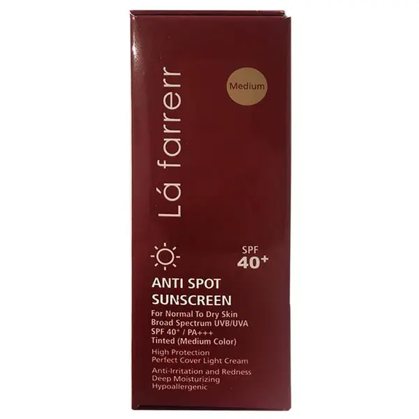 ضد آفتاب رنگی لافارر  Normal To Dry skin برنز پوست های خشک و معمولی 40 میلی لیتر - 6