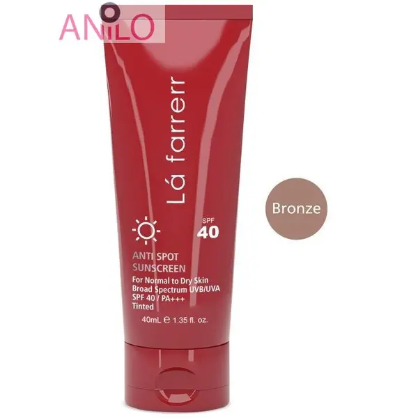 ضد آفتاب رنگی لافارر  Normal To Dry skin برنز پوست های خشک و معمولی 40 میلی لیتر - 4