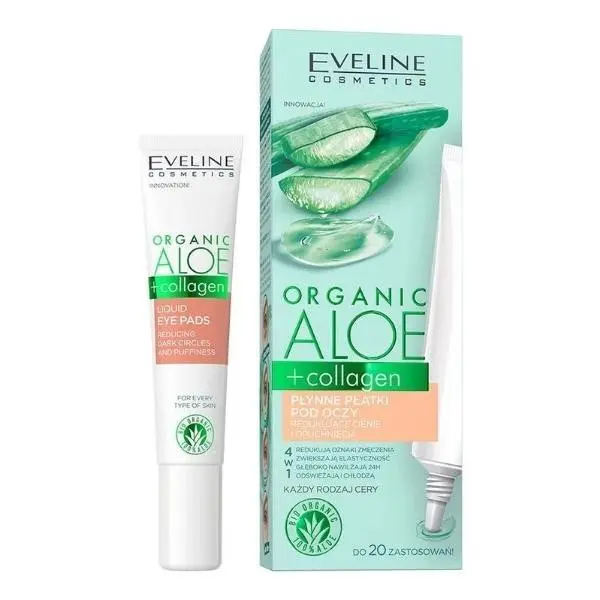 کرم دور چشم ضد پف و تیرگی اولاین حاوی آلوئه‌ورا و کلاژن مدل Organic Aloe حجم 20 میلی لیتر - 3