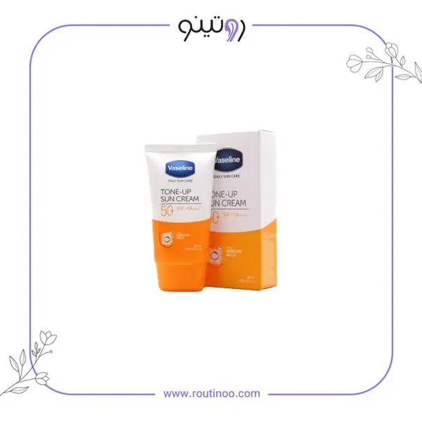 کرم ضدآفتاب بی رنگ وازلین قوی بسیار سبک انواع پوست PA++++ SPF50 - 3