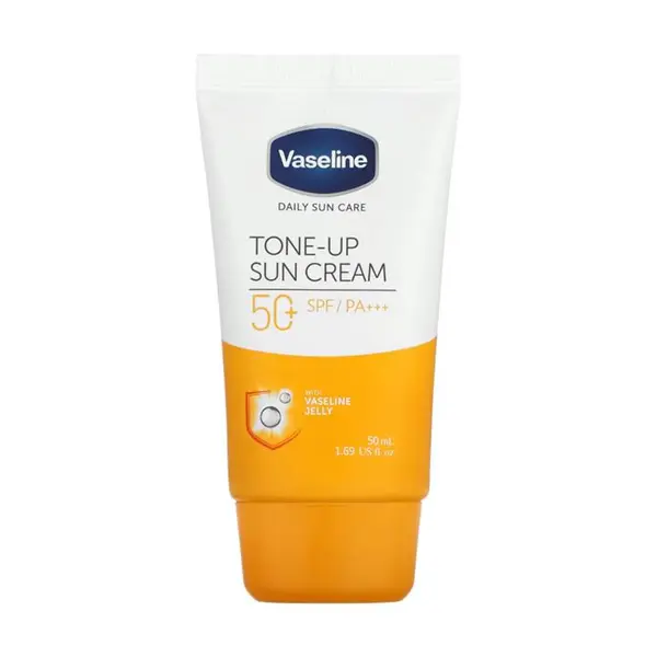 کرم ضدآفتاب بی رنگ وازلین قوی بسیار سبک انواع پوست PA++++ SPF50 - 2