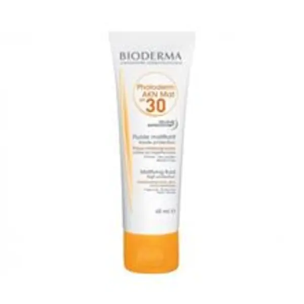 کرم ضد آفتاب مات پوست چرب مدل Photoderm Akn Mat با SPF+30 با حجم 40 میل بایودرما Bioderma - 3