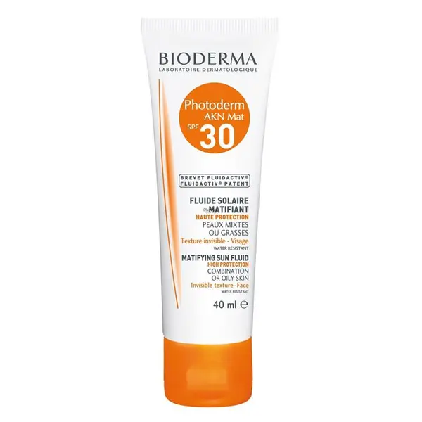 کرم ضد آفتاب مات پوست چرب مدل Photoderm Akn Mat با SPF+30 با حجم 40 میل بایودرما Bioderma - 6