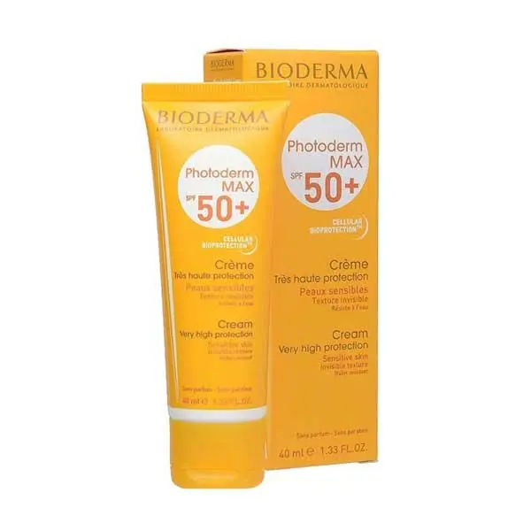 کرم ضد آفتاب بی رنگ بایودرما مناسب پوست نرمال تا خشک مدل +Photoderm Max SPF 50 - 3