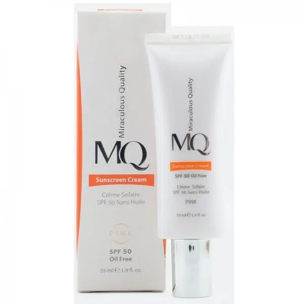 کرم ضد آفتاب فاقد چربی ام کیو Pink MQ SPF 50 حجم 55 میلی لیتر - 2