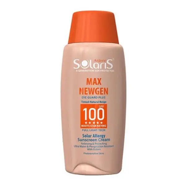 کرم ضد آفتاب سولار آلرژی آردن سولاریس مدل مکس نیوژن SPF 100 حجم 100 میلی لیتر - بژ طبیعی - 3