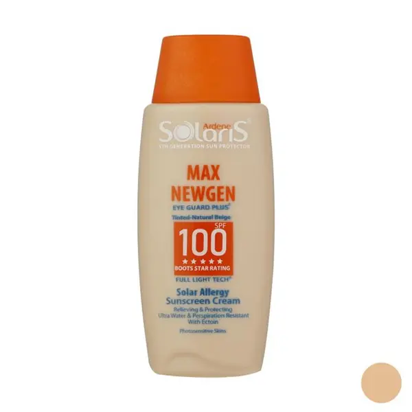 کرم ضد آفتاب سولار آلرژی آردن سولاریس مدل مکس نیوژن SPF 100 حجم 100 میلی لیتر - بژ طبیعی - 2