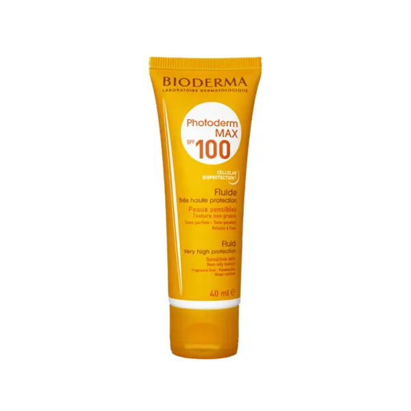 فلویید ضد آفتاب فتودرم مکس SPF100  بایودرما مناسب پوست‌های مختلط تا چرب 40 میلی‌لیتر