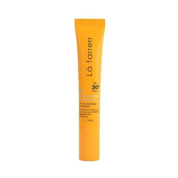 کرم ضد آفتاب دورچشم بدون رنگ لافارر SPF30 مدل مینرال مناسب انواع پوست حجم 30 میلی‌لیتر - 2