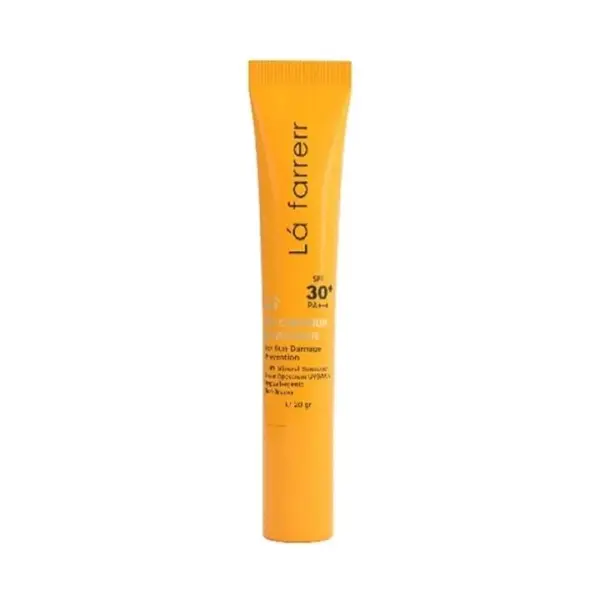 کرم ضد آفتاب دورچشم بدون رنگ لافارر SPF30 مدل مینرال مناسب انواع پوست حجم 30 میلی‌لیتر - 5