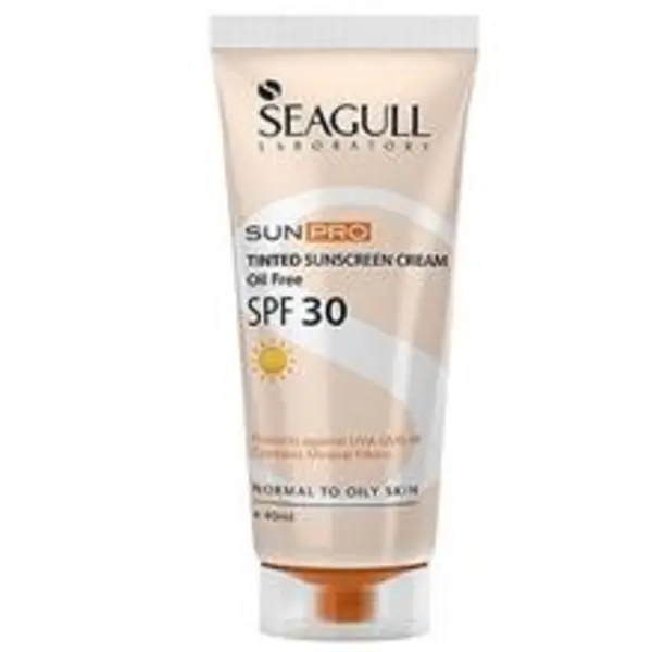 کرم ضد آفتاب رنگی فاقد چربی مدل SPF30   سی گل 40 میلی لیتر - 5