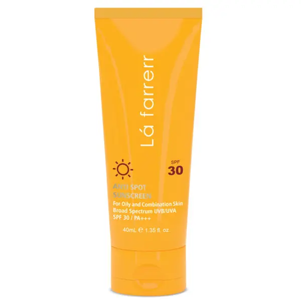 کرم ضد آفتاب و ضد لک بی رنگ لافارر SPF30 مخصوص پوست چرب و مستعد آکنه 40 میلی لیتر - 6