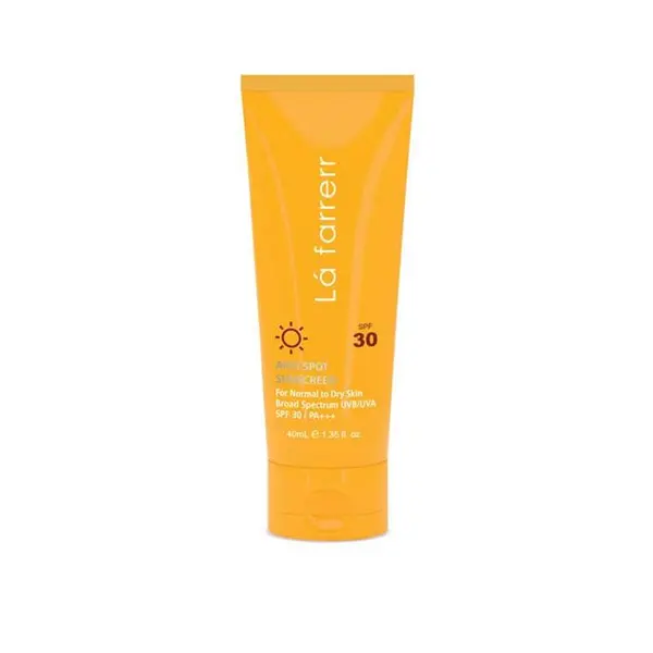 کرم ضد آفتاب و ضد لک بی رنگ لافارر SPF30 مخصوص پوست خشک و معمولی 40 میلی لیتر - 5