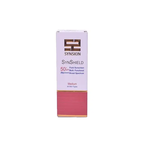 ضد آفتاب فلوئید سان شیلد SPF30 ساین اسکین 50 گرم رنگ بژ طبیعی - 3