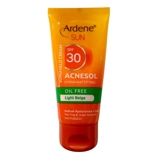 کرم ضد آفتاب رنگی آردن SPF 30 مدل Acnesol ‌مناسب پوست‌ های چرب و مختلط حجم 50 میلی‌ لیتر - 2