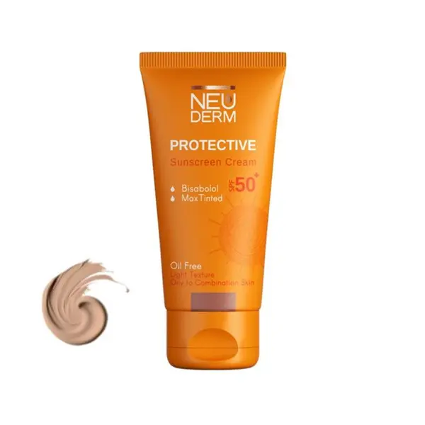 کرم ضد آفتاب رنگی نئودرم SPF 30 مدل MAX مناسب پوست‌های مختلط حجم 50 میلی‌لیتر - 2