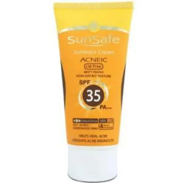کرم ضد آفتاب آنتی آکنه سان سیف SPF35 - 2