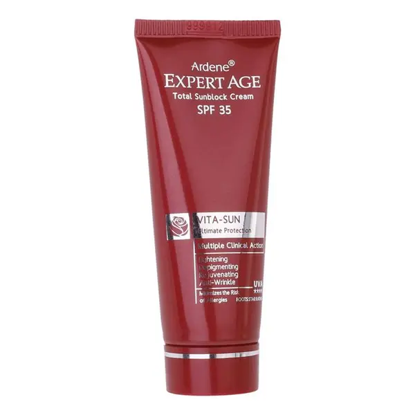کرم ضد آفتاب بدون رنگ آردن اکسپرت ایج SPF 35 مدل VITA مناسب همه انواع پوست حجم 45 میلی‌لیتر - 2