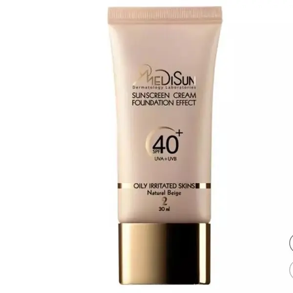 کرم ضد آفتاب رنگی تیوپی SPF40 مدیسان مناسب پوست چرب و مختلط حجم ۳۰ میل – بژ روشن - 6