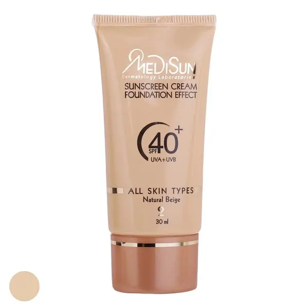 کرم ضد آفتاب رنگی مدیسان SPF 40 مدل 05 ‌مناسب انواع پوست‌ حجم 30 میلی‌لیتر - 2