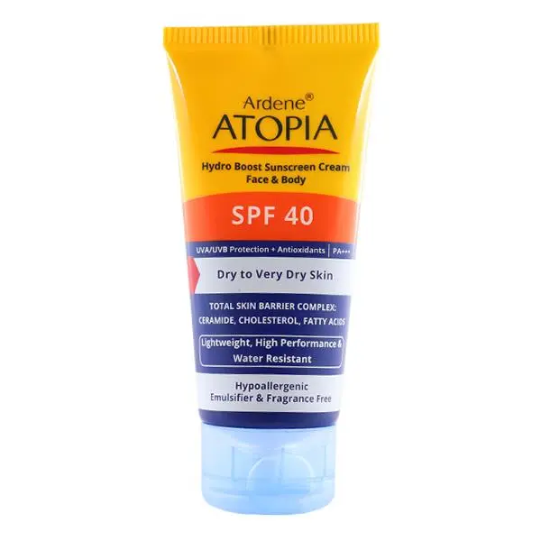 کرم ضد آفتاب رطوبت رسان SPF 40 آتوپیا آردن پوست خشک حجم 50 میل - 3