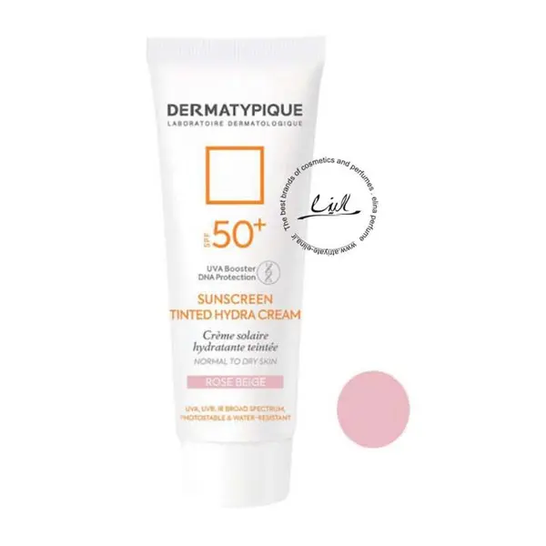 ضد آفتاب رنگی پوست خشک و نرمال +SPF50 درماتیپیک (رز بژ) - 2