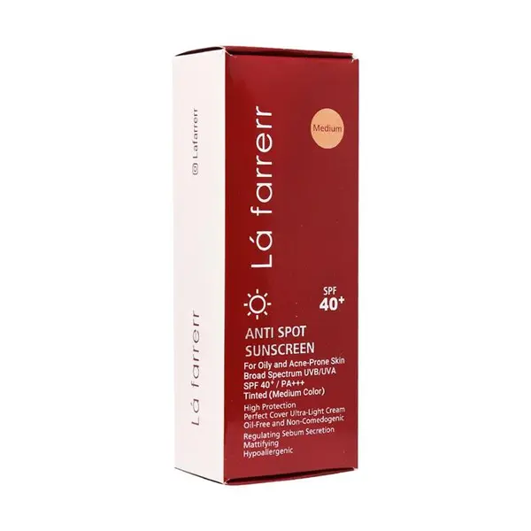 ضدآفتاب و ضدلک بی رنگ لافارر SPF50 مناسب پوست چرب و جوش دار - 4
