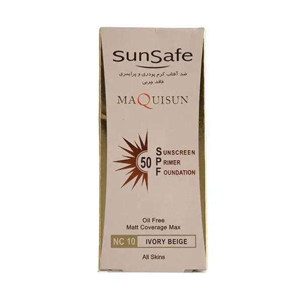 کرم ضد آفتاب کرم پودری و پرایمری مکیسان سان سیف ⁺SPF50 _ قیمت قدیم روی جلد - 2