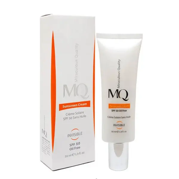 ام کیو کرم ضد آفتاب فاقد چربی بدون رنگSPF50 - 5