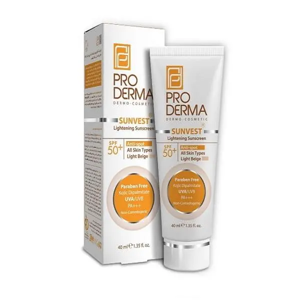 کرم ضد آفتاب و ضد لک پرودرما مدل SPF50 بژ طبیعی حجم ۴۰ میلی لیتر - 5