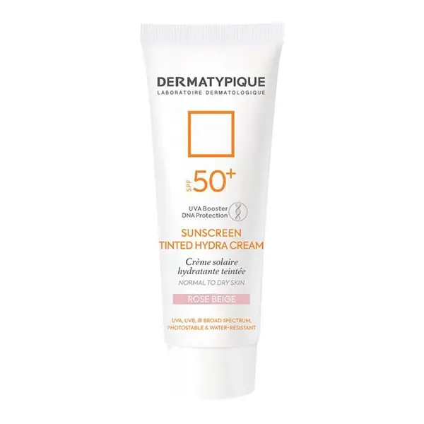 ضد آفتاب رنگی پوست خشک و نرمال +SPF50 درماتیپیک (رز بژ) - 4