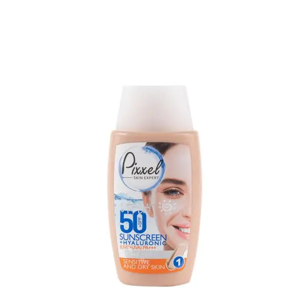 ضد آفتاب SPF50 پیکسل مناسب پوست خشک و حساس حجم ۵۰ میل - بژ طبیعی - 2
