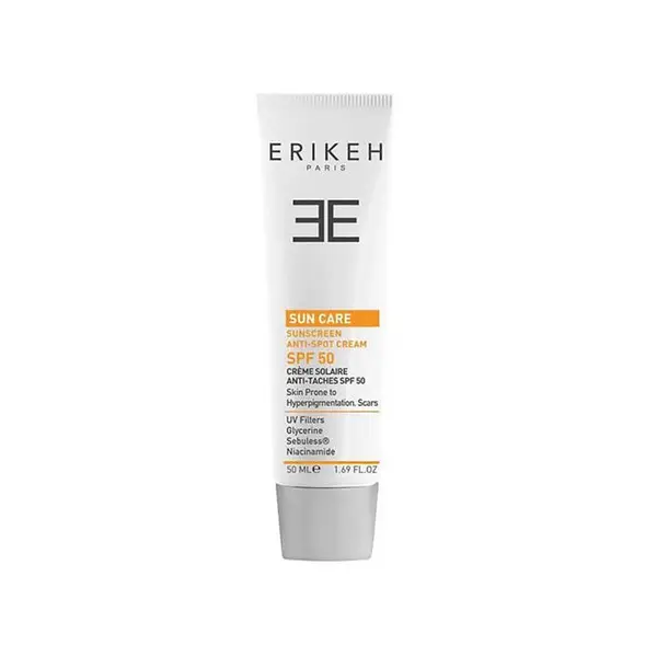 کرم ضد آفتاب و ضد لک SPF50 بی رنگ (اریکه) کد 01 - 3